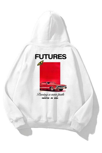 Trendiz Λευκό φούτερ Unisex Futures