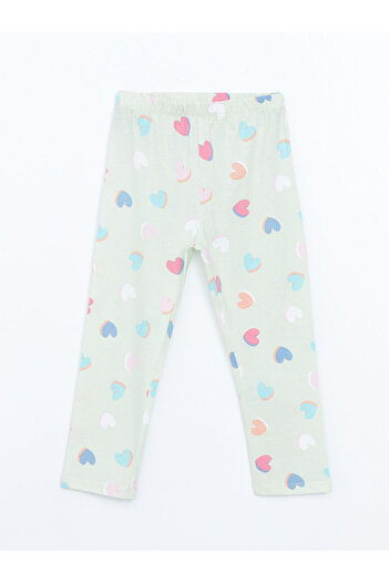 LC Waikiki LCW Kids Yeşil Gömlek Yaka Kız Çocuk Pijama Takımı
