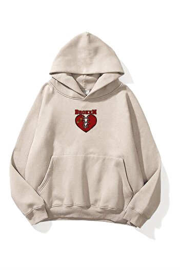 Trendiz Unisex mikina s kapucí Broken Stone
