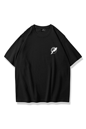 Trendiz Unisex Brave Tshirt Μαύρο