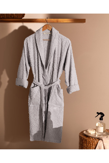 Madame Coco Roesia Şalyaka Women's 100% Cotton Bathrobe