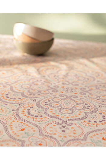 Madame Coco Purple PVC Tablecloth - Ancre - 140x240 cm