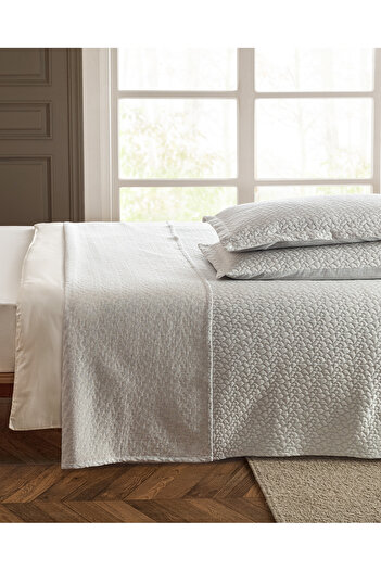 Madame Coco Ordre Double Bedspread - Gray
