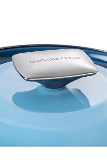 Madame Coco La Garde Derin Tencere - Mavi - 20 Cm