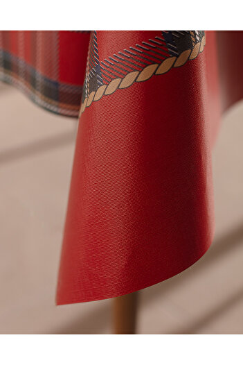 Madame Coco Andray Pvc Table Cloth - Red - 100X140 cm
