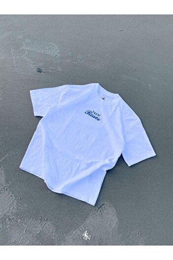 Machetta Унісекс Four Se Musim з принтом Oversize 100% бавовна T-shirt