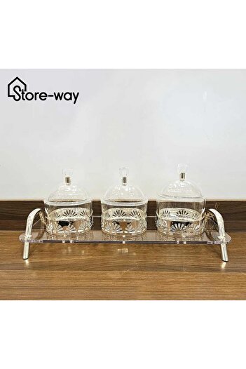 Storeway 4 Piece Acrylic Treat Set