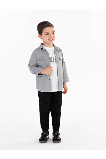 Civil Boys Gray Boy's T-Shirt Shirt 2-5 Years