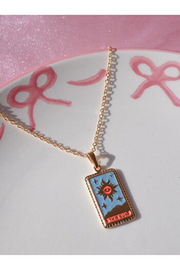 Reorah Collection The Sun-The Sun Tarot Card Necklace