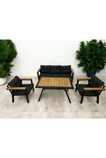 Dekoroom's Venüs 3-1-1 -masa Süngerli // Bahçe,balkon,kafe Mobilyası Çay Seti