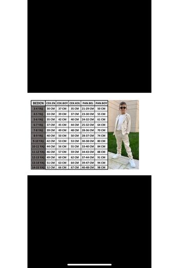 STAR GOGO KİDS Boy's Linen Suit Organic Fabric for Eid, Wedding, Special Occasion