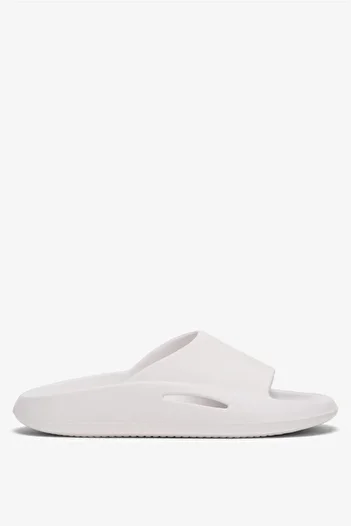 Liger Unisex High Sole Single Strap Eva Slippers White
