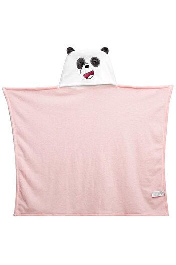 Miniso We Bare Bears Lisanslı Kontrast Renkli Katlanabilir Battaniye