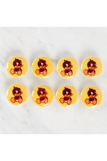 CT STONES Loren Crafts 8-Piece Duck Button - 1210
