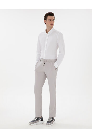 Pierre Cardin Gri Slim Fit Kumaş Pantolon 50305636-VR024
