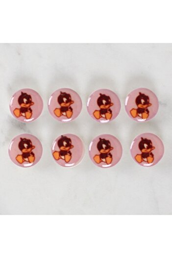 CT STONES Loren Crafts 8-Piece Duck Button - 1205
