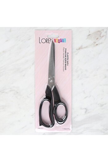 CT STONES Loren Crafts Plastic Handle Titanium Scissors Black Lr