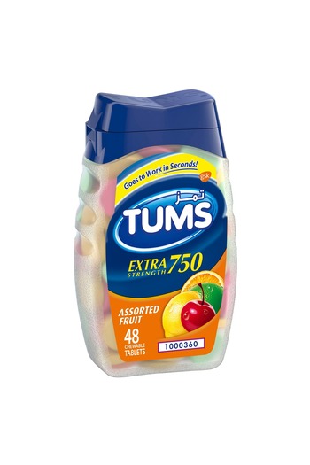 Tums Extra Strength 750mg 48 Chewable Tablets X 2