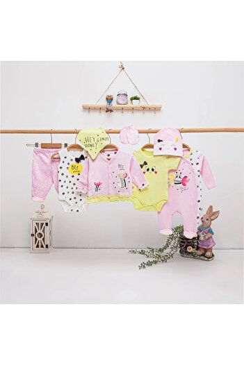 imajbebe Bee Girl 8 Piece Bodysuit Set
