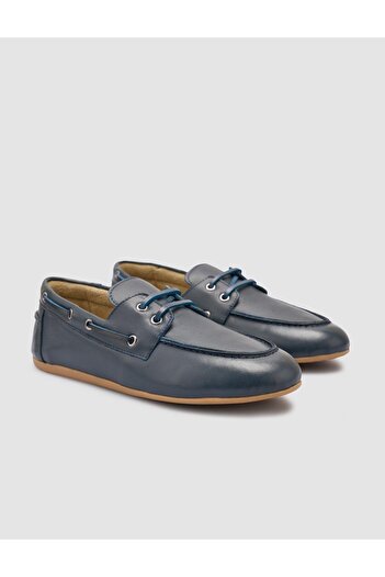 Cabani Γυναικείο Loafer από 100% γνήσιο δέρμα Navy Blue