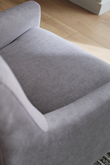 Enza Home Briza Keten Dokulu Berjer - Gri