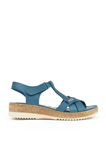Ziya Blue Women's Khaki Skin Sandals 1511051 Z011