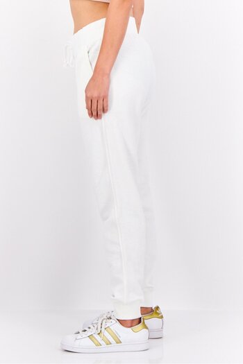 Champion Women Sportswear Fit Embroidered Logo Training Sweatpants, White