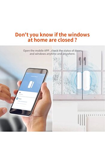 Choice ONENUO Tuya WiFi Door Window Sensor Smart Life Control WiFi Door Sensor Contact Sensor Magnetic S...