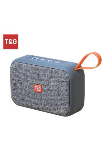 Choice مكبر صوت رمادي TG506 صغير محمول لاسلكي مزود بتقنية البلوتوث 5.0 للاستخدام الخارجي والداخلي ومكبر صوت عالي الدقة
