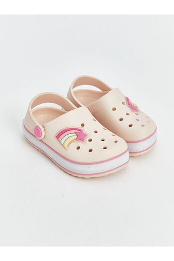 LC Waikiki Lcw Steps Beige Printed Baby Girl Beach Sandals