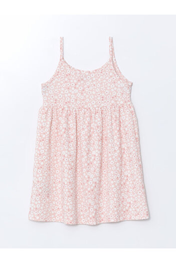 LC Waikiki Square Collar Floral Girl's Dress