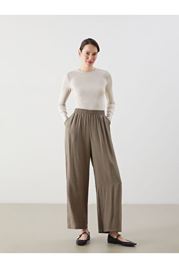 LC Waikiki Women's Trousers with Elastic Waist