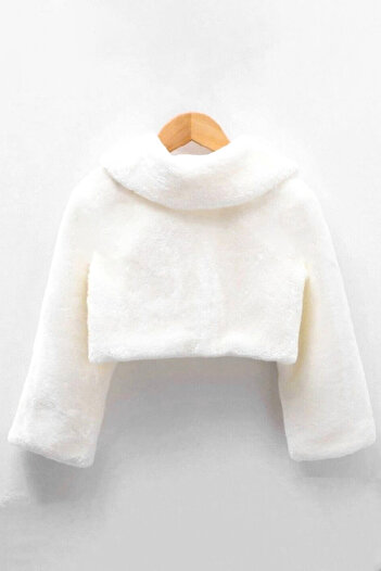 gumbuloy X Silk Atlas Girl's Pompom Bolero