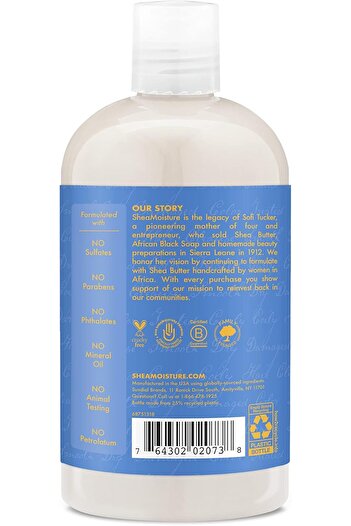 Shea Moisture SheaMoisture High Porosity Moisture Replenish Shampoo for Curly and Coily Hair Sulfate-Free Hair