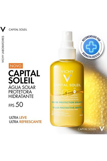 Vichy Vichy Capital Soleil Hydrating Sun Protection Water Spray SPF50 with Hyaluronic Acid 200ml