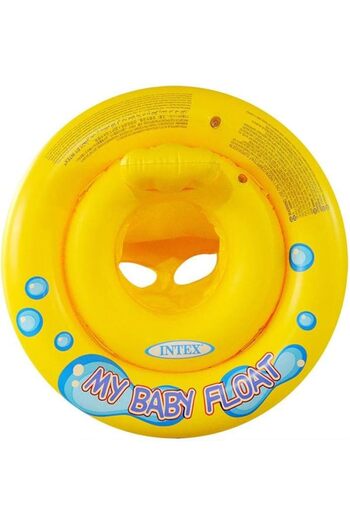 Intex My Baby Float Inflatable Swimming pool tube Raft, Float Ring Aid Swim Seat 1-3 Ages, 59574