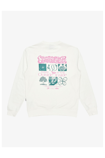 Quiksilver Eqyft05055-Wbk0 - Touch Hayek mikina Snow White