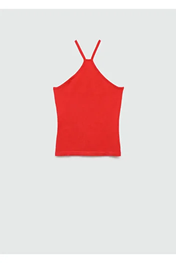 MANGO Woman Red Women's Bustier 67047908