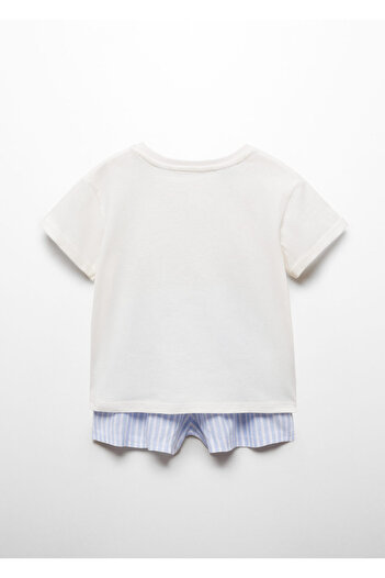 MANGO Woman Kız Bebek Gök mavisi Pijama Altı 67036323