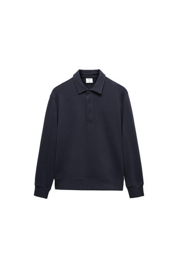 MANGO Woman Navy Blue Men's Sweatshirt 67094479