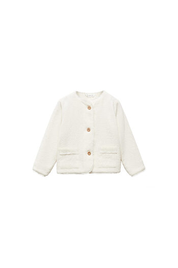 MANGO Baby Girl Φυσικό Μπουφάν 67065992