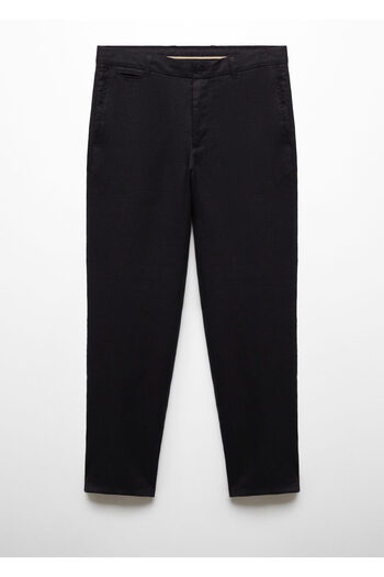 MANGO Woman Men's Black Pants 67936725
