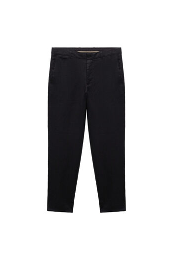 MANGO Woman Men's Black Pants 67936725