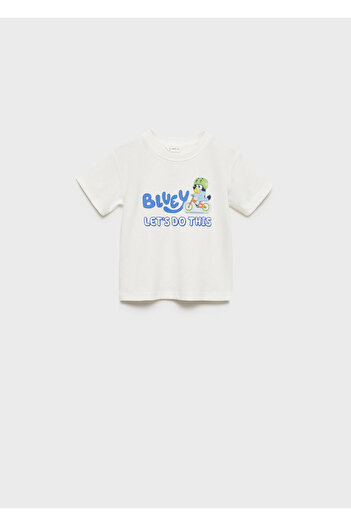 MANGO Woman Kirik White Baby Boy póló 67069053
