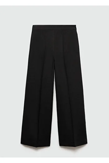 MANGO Woman Women's Black Pants 67049233