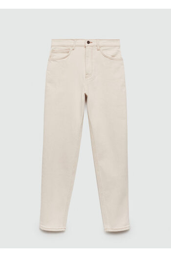 MANGO Women's Off-White Jeans 77130594