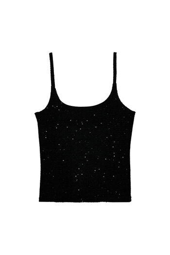 MANGO Woman Černá dámská bustier 77950371