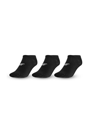 4F Set of 3 pairs of children's socks Black Kids