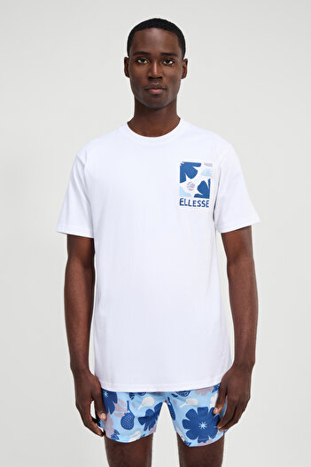 Ellesse Ανδρικό T-Shirt - Λευκό