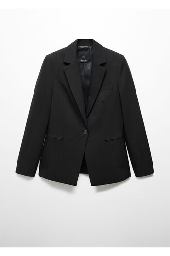 MANGO Women's Black Blazer Jacket 57240365